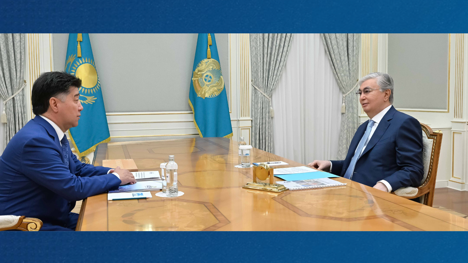 Президент Республики Казахстан принял Председателя Управляющего комитета Астанинского хаба госслужбы